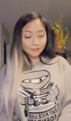 asian tiktok topless gif