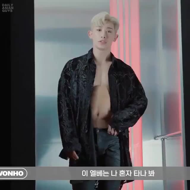 daily idols gifs - Wonho