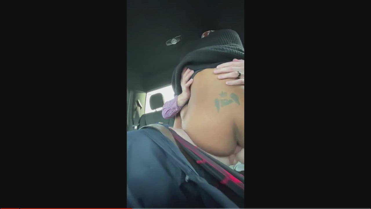 Big Ass Car Sex Cheating Ebony Interracial Riding gif