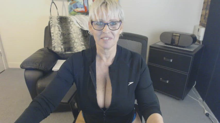 Boobs MILF Mature gif