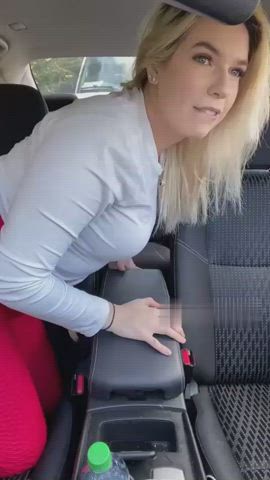 Naughty Blonde Shows Us Her Ass