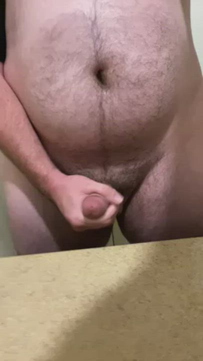 Emptying my balls after edging for a bit felt so good