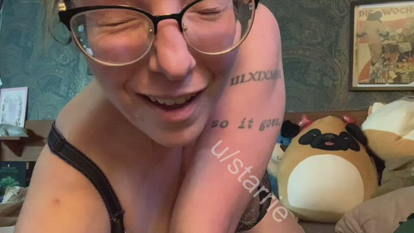 alt amateur ass big tits geek pussy short hair gif