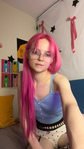 ahegao amateur babe cute nsfw onlyfans petite teen gif