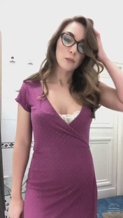 Dress Lingerie Natural Tits OnlyFans Russian Strip Tits Underwear Undressing gif