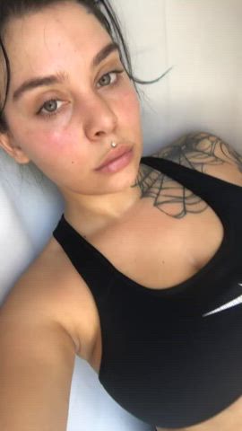 Girls Gym Sweaty Sex gif