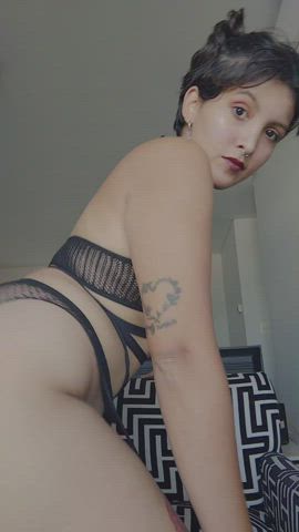 big ass booty latina lingerie gif