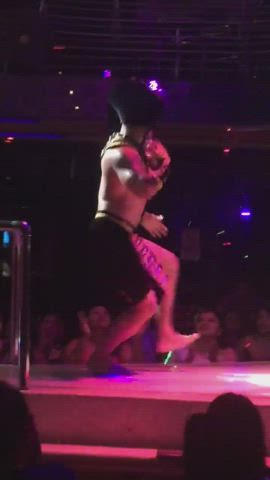 CFNM Dancing Gay Hispanic Stripper Striptease gif