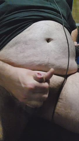 Chubby Cum Cumshot Little Dick gif