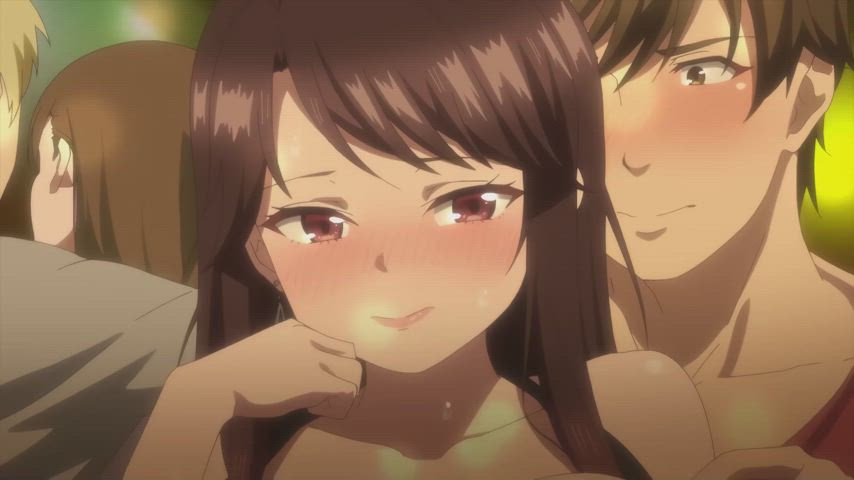 anime cunnilingus fingering hentai public shorts gif