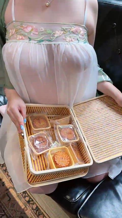 beautiful big tits chinese see through clothing sexy gif