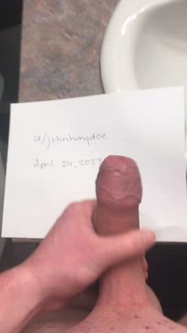 Verification- Me and my huge dick are real … in case you weren’t sure
