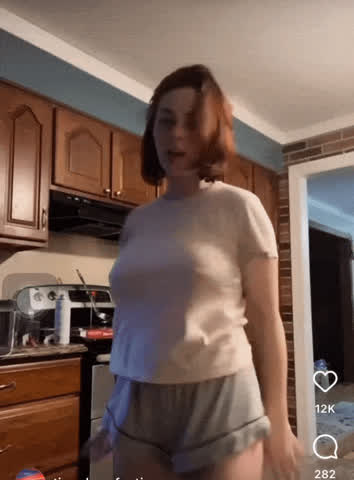 Dancing Bra Teen gif