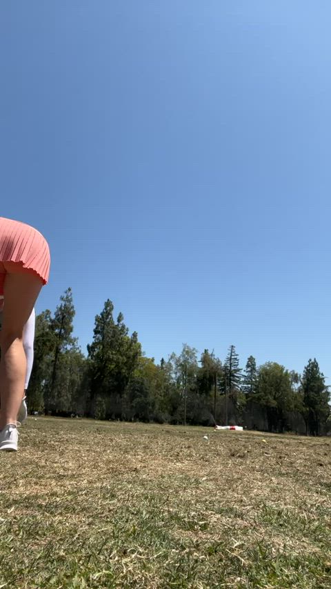 I think it was the skirt doing all the work on the range today 😌