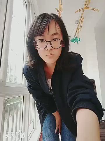 asian boobs chinese flashing glasses gif