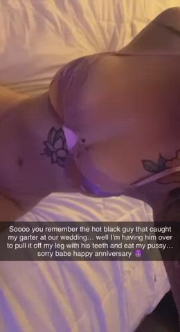 bbc bull caption cheating cuckold hotwife taboo tattoo gif