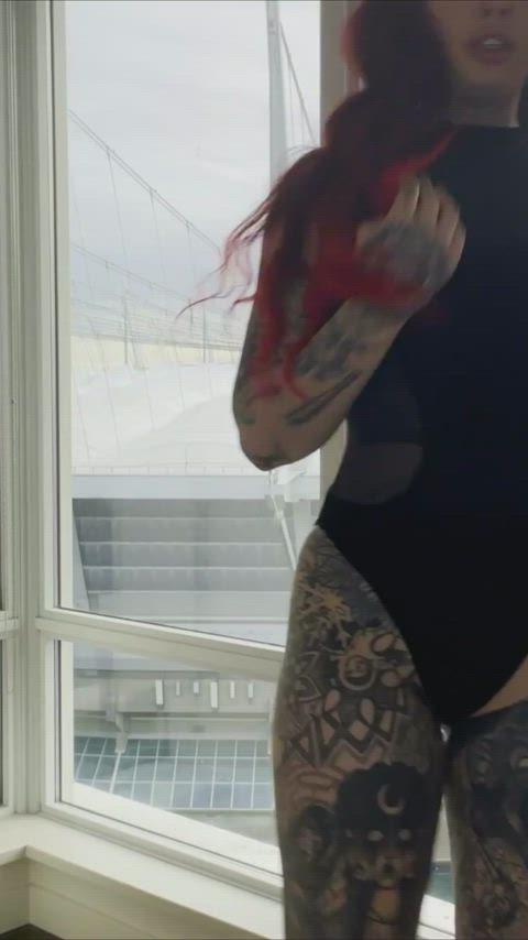 ass bodysuit tattoo tattooed gif