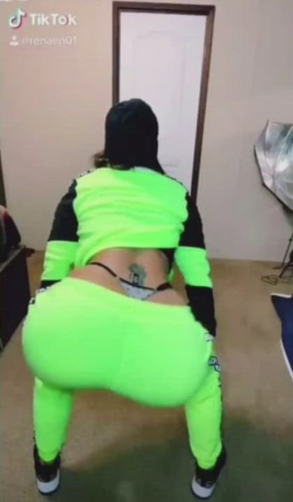 Hispanic Latina Thong Twerking gif