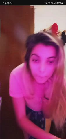 Latina Nipple TikTok gif