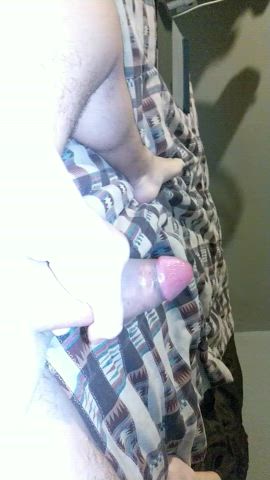 girth precum thick cock gif