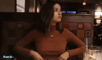 Cute Flashing Public gif