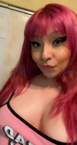 boobs latina nipple piercing onlyfans tits goth-girls latinas mexican-girls gif