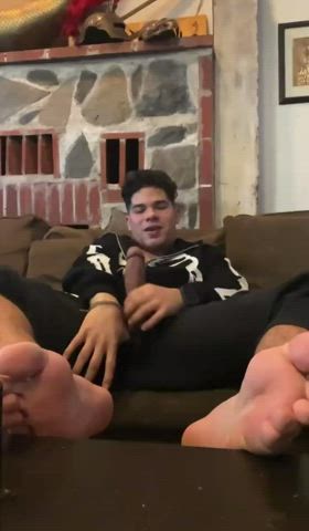 cock feet gay gif