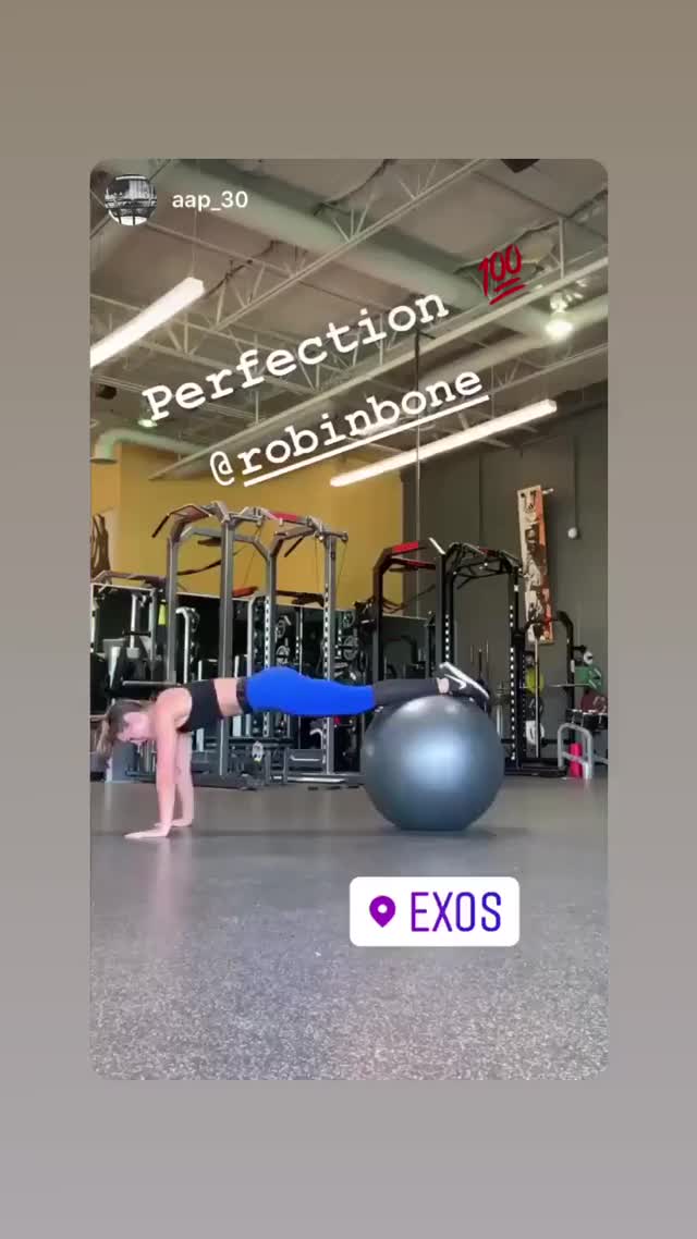 Robin Bone working out