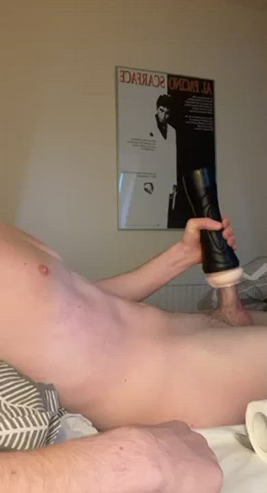 Fleshlight cumshot - P[m] me what ya think! - 19 y/o straight