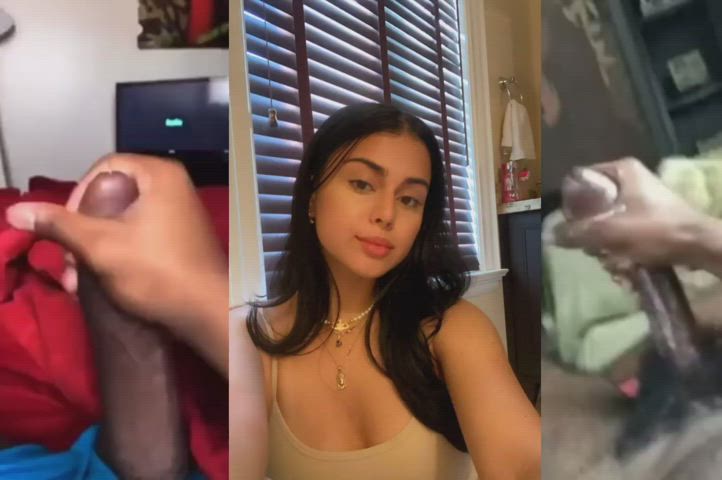 BBC BabeCock Cum Cumshot Gamer Girl Latina TikTok gif