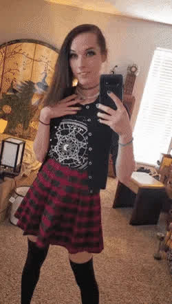 Plaid Skirt Cutie