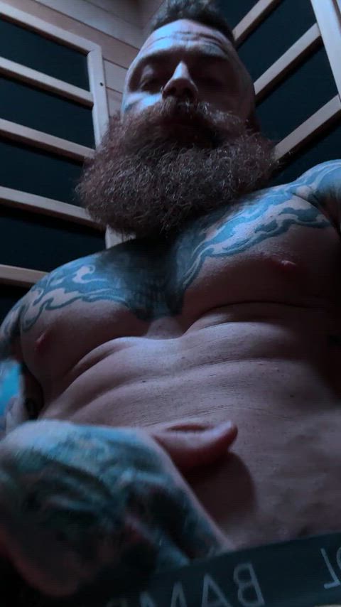 abs muscles nsfw solo gif