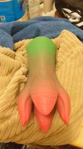 bwc big dick cock fantasy toys sex toy solo tease thick cock gif