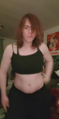 crossdressing femboy gay gif