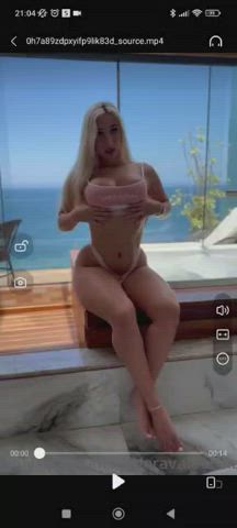 big ass big tits blonde gif