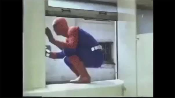 Spidey window exit