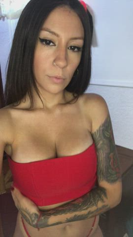 big tits boobs homemade latina natural tits onlyfans tits gif