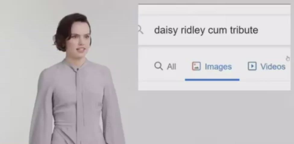 Celebrity Cum Daisy Ridley Tribute gif