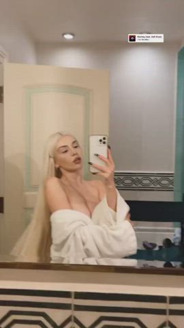 amateur big tits blonde boobs jerk off nsfw sex thick tiktok tits gif