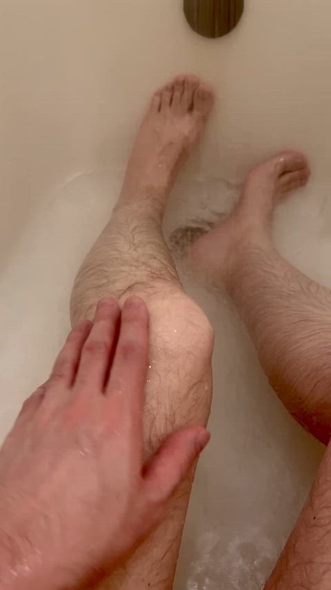 hairy mild shower softcore hands gif