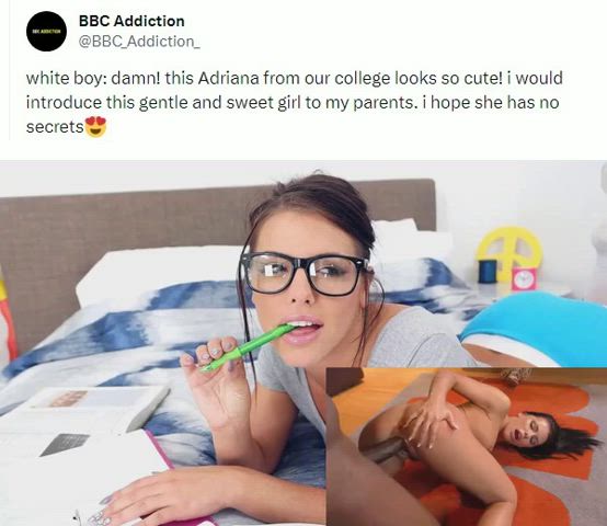 adriana chechik anal bbc bbc slut caption funny porn girlfriend gif