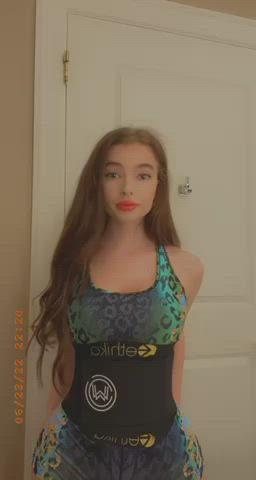 Clothed Cute Tiny Waist gif