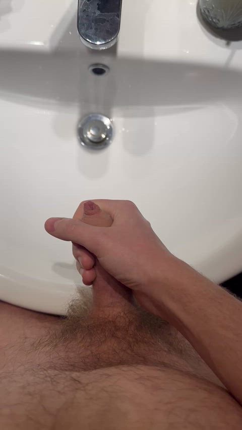 cum cumshot foreskin gif