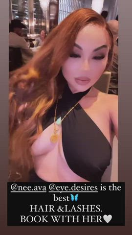 asian fake tits tits gif