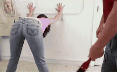 jeans punishment spanking gif