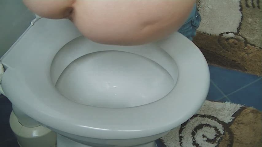 kinky taboo toilet gif