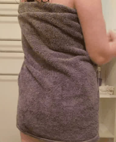 Booty First Time Towel gif
