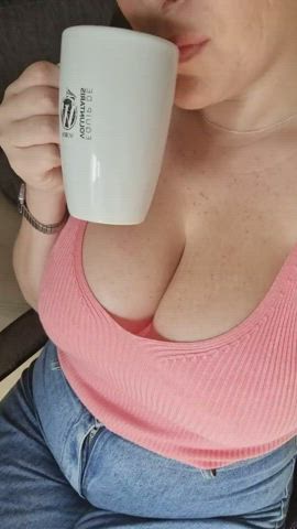 Coffee time selfie