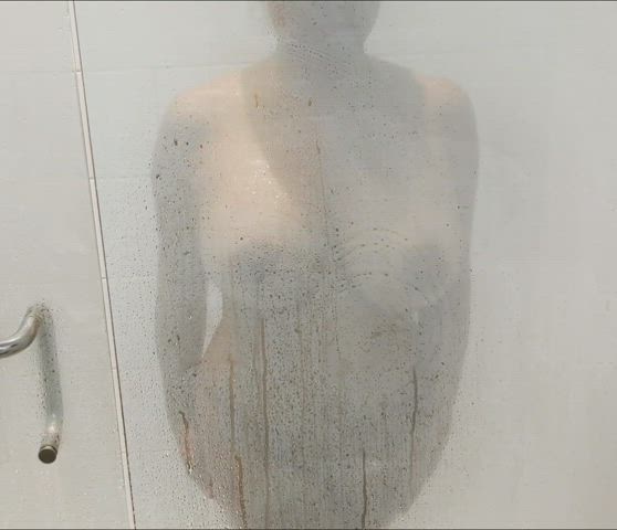 Busty MILF Showering