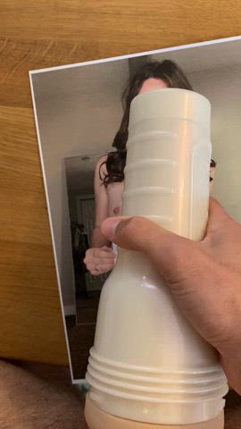 big dick cumshot fleshlight tribute r/tributeme gif